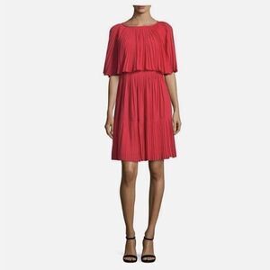 Kate Spade Pleated Cape Dress